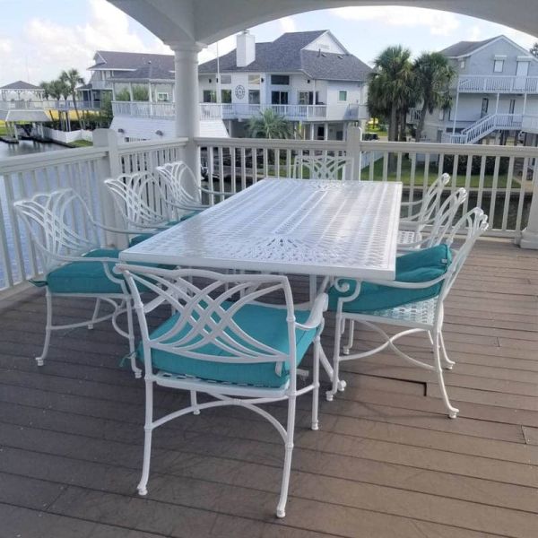 table blue cushions table blue cushions