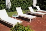 white pool chairs